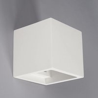 Gebraucht] Lindby Led Wandleuchte Marita Wandlampe Flurlampe Lampe Leuchte Gips Weiß B-Ware von LINDBY