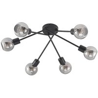 Lindby - gebraucht] Lioma Deckenlampe Hängelampe Lampe Licht Leuchte E14 6 Flammig Schwarz76 B-Ware von LINDBY