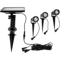 Gebraucht] Lindby Malida Led Solar Erdspießleuchte 3er Set Gartenleuchte Solarleuchte Solar B-Ware von LINDBY