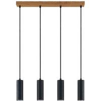 Lindby - gebraucht] Maniva Pendelleuchte Deckenlampe Hängeleuchte Lampe Leuchte Gu10 Holz B-Ware von LINDBY