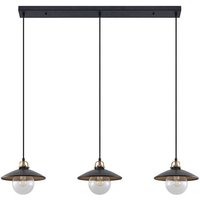 Neuwertig] Lindby Marinella Hängeleuchte Hängelampe Deckenlampe Lampe Leuchte Schwarz 3 f B-Ware von LINDBY