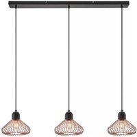 Lindby - gebraucht] Metehan Hängeleuchte Dreiflammig Kupfer Hängelampe Lampe Leuchte Spot E27 B-Ware von LINDBY