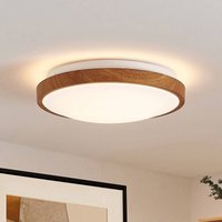 Lindby - gebraucht] Mynte Led Deckenleuchte Deckenlampe Lampe Leuchte Wohnzimmer Büro Holz B-Ware von LINDBY