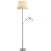 Lindby - gebraucht] Nantwin Stehleuchte Lampe grau Stoffschirm Lichtquelle siehe text/foto von LINDBY