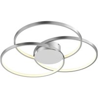 Gebraucht] Lindby Riley LED-Deckenlampe Deckenlampe Lampe Leuchte dimmbar alu 40W ø 8064 von LINDBY