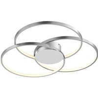 Lindby - gebraucht] Riley LED-Deckenlampe Deckenleuchte Lampe Leuchte dimmbar Alu 40W ø 80 cm von LINDBY