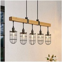 Lindby - gebraucht] Serima Pendelleuchte Hängeleuchte Deckenlampe Lampe Leuchte 5 Flg E14 B-Ware von LINDBY
