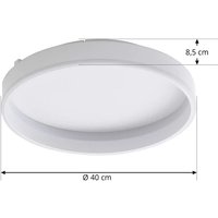 Lindby - gebraucht] Smart Led Deckenlampe Yasmen Weiß Metall Cct Tuya Deckenleuchte Lampe B-Ware von LINDBY