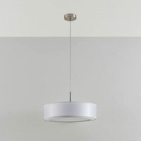 Gebraucht] Lindby Stoffpendelleuchte Amon dimmbar LEDs weiß Deckenleuchte Hängelampe LED502 von LINDBY