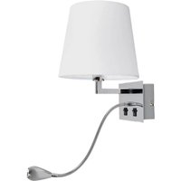 Neuwertig] Lindby Stoffwandleuchte Leonella Led Leselampe Wandleuchte Wandlampe Lampe Led B-Ware von LINDBY