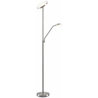 Neuwertig] Lindby Sumani Led Stehleuchte Standleuchte Stehlampe Standlampe Led Rund Nickel B-Ware von LINDBY