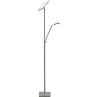 Lindby - gebraucht] Sumani Led Stehleuchte Stehlampe Standleuchte Standlampe Eckig Nickel734 B-Ware von LINDBY