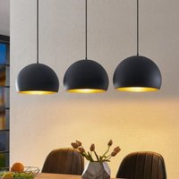 Gebraucht] Lindby Tarjei Pendelleuchte Hängeleuchte Deckenlampe Leuchte 146cm Schwarz G147 B-Ware von LINDBY