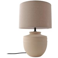 Lindby - gebraucht] Thalassia Tischleuchte Keramik/Stoff ø 30cm Tischlampe Lampe Leselampe803 B-Ware von LINDBY