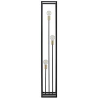 Lindby - gebraucht] Tiliane Käfig Stehlampe Stehleuchte Lampe Leuchte 3 Flammig E27 Schw743 B-Ware von LINDBY