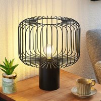 Lindby - gebraucht] Vatiki Lampe Leuchte Tischleuchte Käfigschirm Wohnraumbeleuchtung von LINDBY