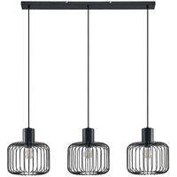 Gebraucht] Lindby Vatiki Pendelleuchte Deckenlampe Hängeleuchte Hängeleuchte Schwarz M344 B-Ware von LINDBY