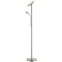 Lindby - gebraucht] Malea Led Deckenfluter Deckenlampe Deckenleuchte Lampe Leuchte Lesearm Nickel676 B-Ware von LINDBY