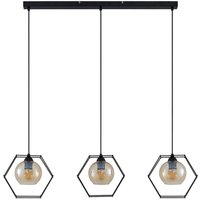 Lindby - gebraucht] [gebrauchtes produkt] Dajanira Pendelleuchte dreiflammig amber Pendellampe Leuchte Lampe von LINDBY