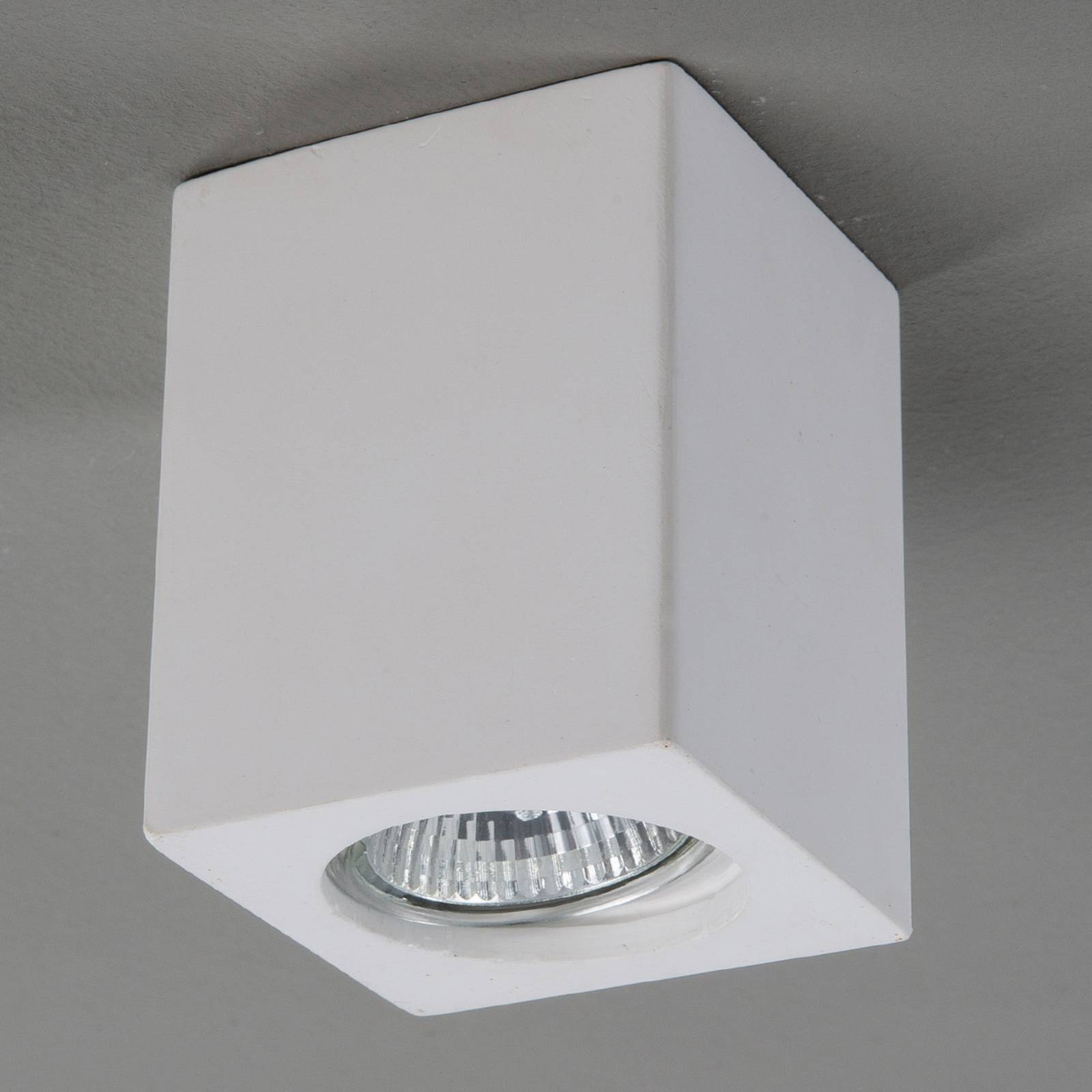 Gips-Downlight Anelie für GU10-Lampe, Höhe 11 cm von LINDBY