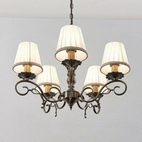 Lindby - gebraucht] Finnick Kronleuchter Deckenlampe Deckenleuchte 5 Flammig Lampe Altmessing B-Ware von LINDBY