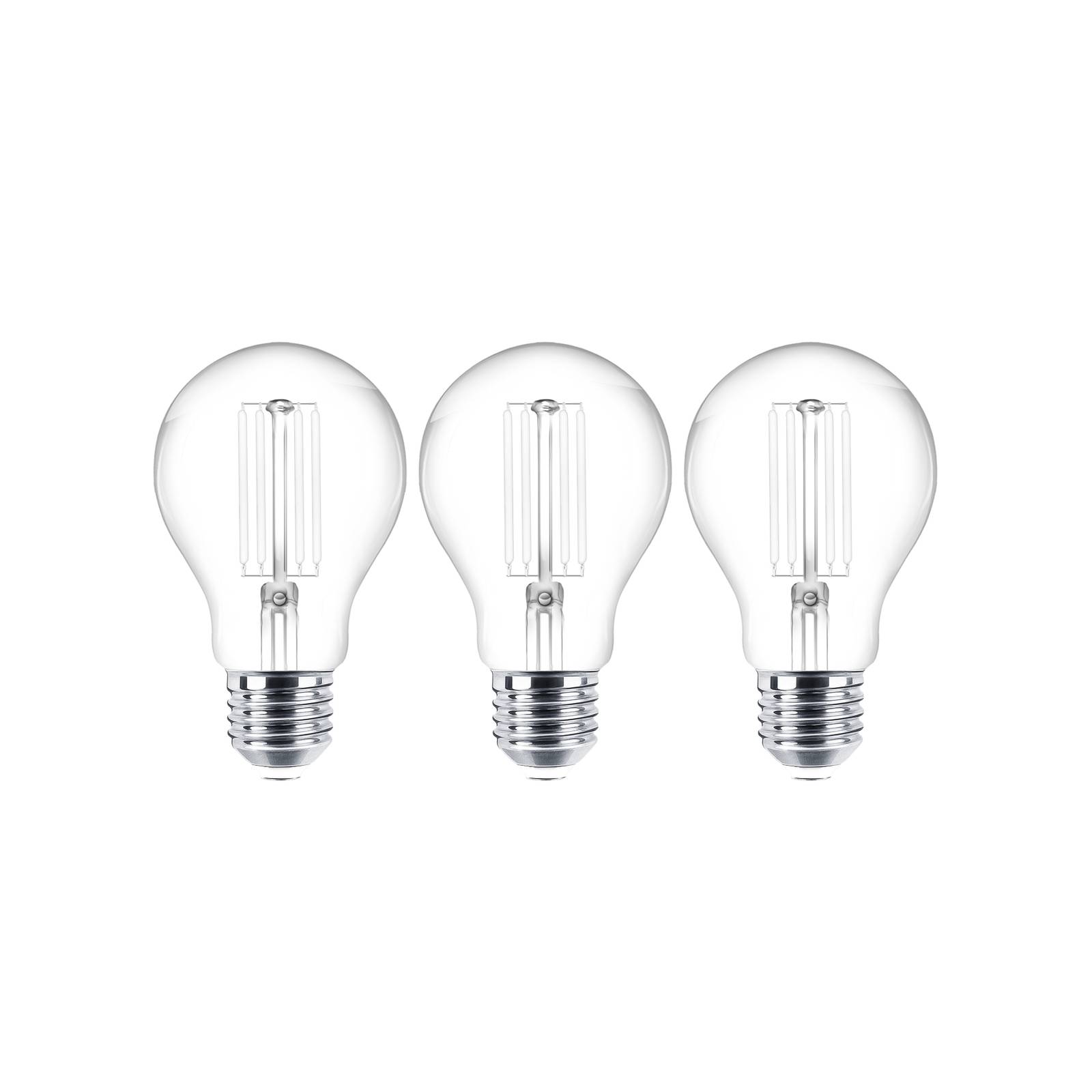 LED-Leuchtmittel Filament E27 3er-Set 4W 470 lmklar  2.700K von LINDBY