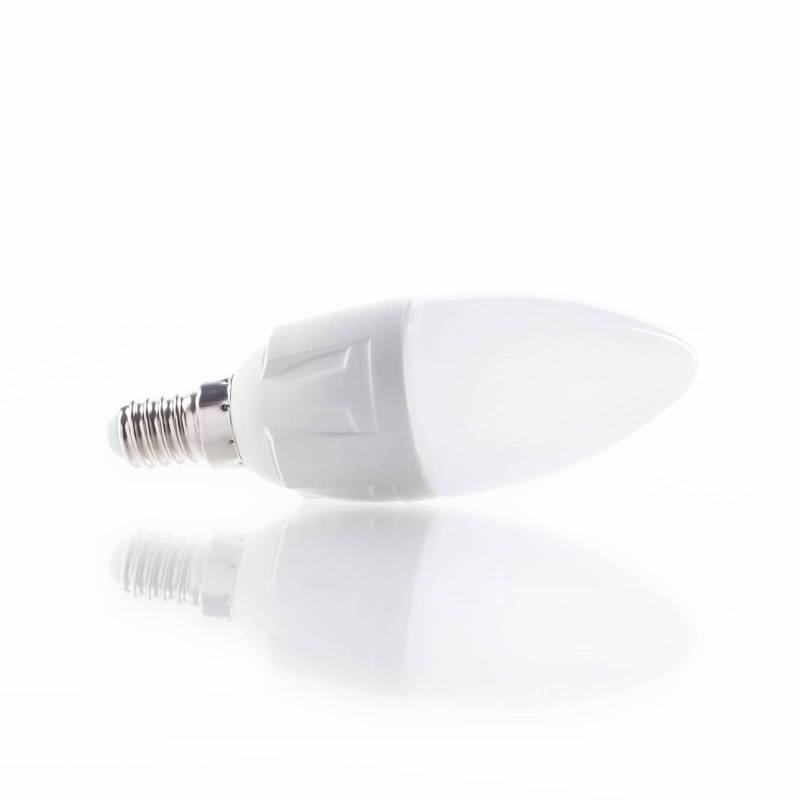 LED-Leuchtmittel Kerze, E14, 4,9 W, matt, 3.000 K, 2er-Set von LINDBY