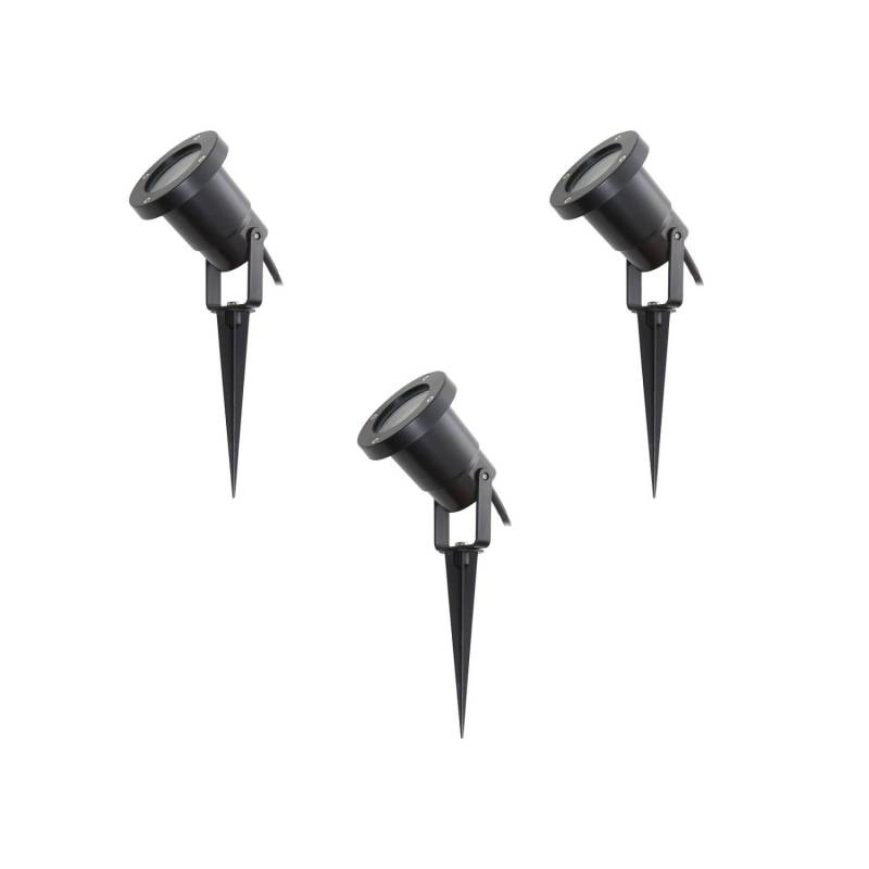 Lindby 3er Set Außenleuchte Thorgal 10025771 Modern in Schwarz 3-flammig GU10 Lindby 3er Set Außenleuchte Thorgal 10025771 Modern in Schwarz 3-flammig GU10 von LINDBY