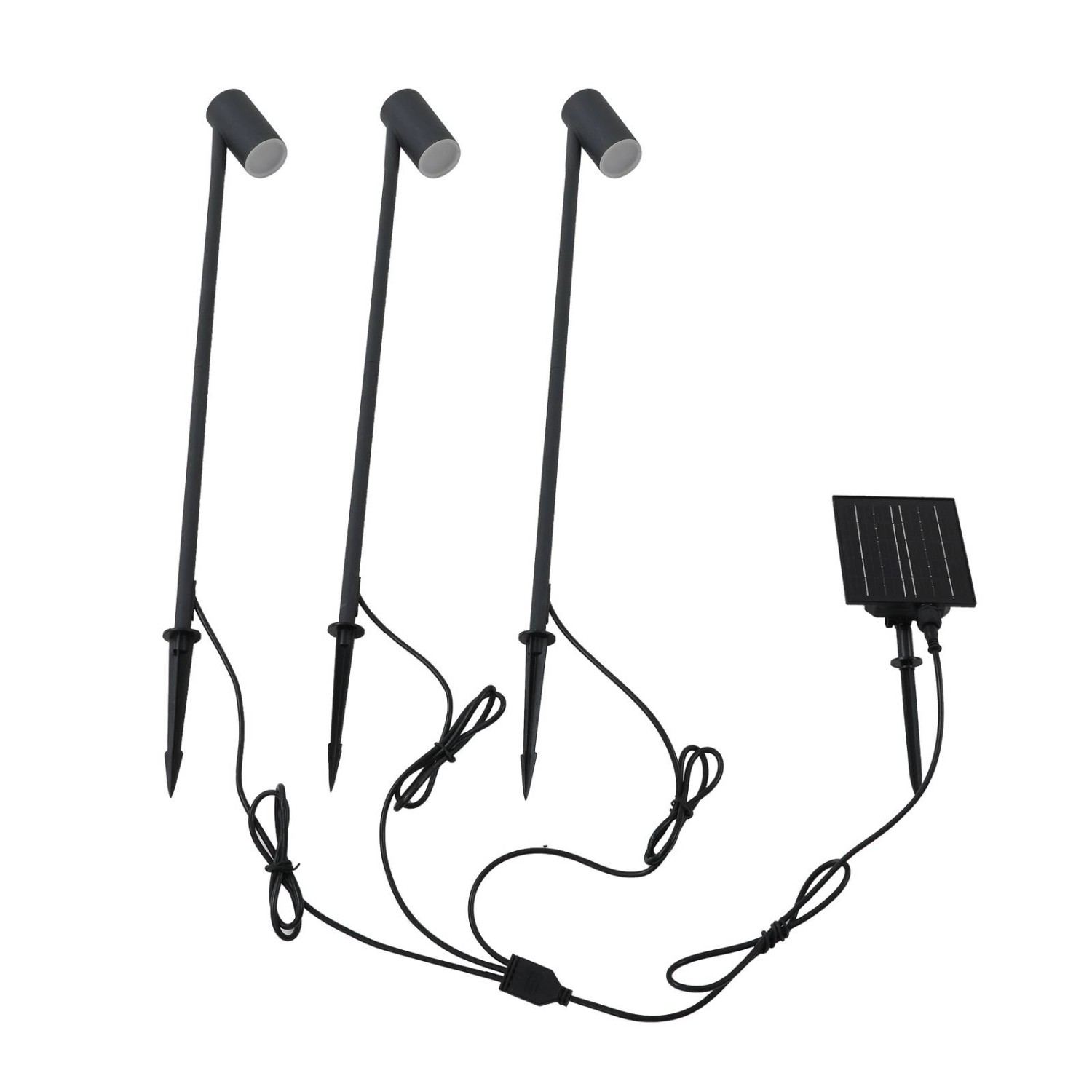 Lindby 3er Set LED Myric 10019926 Modern in Schwarz aus Aluminium 1-flammig Lindby 3er Set LED Myric 10019926 Modern in Schwarz aus Aluminium 1-flammig von LINDBY