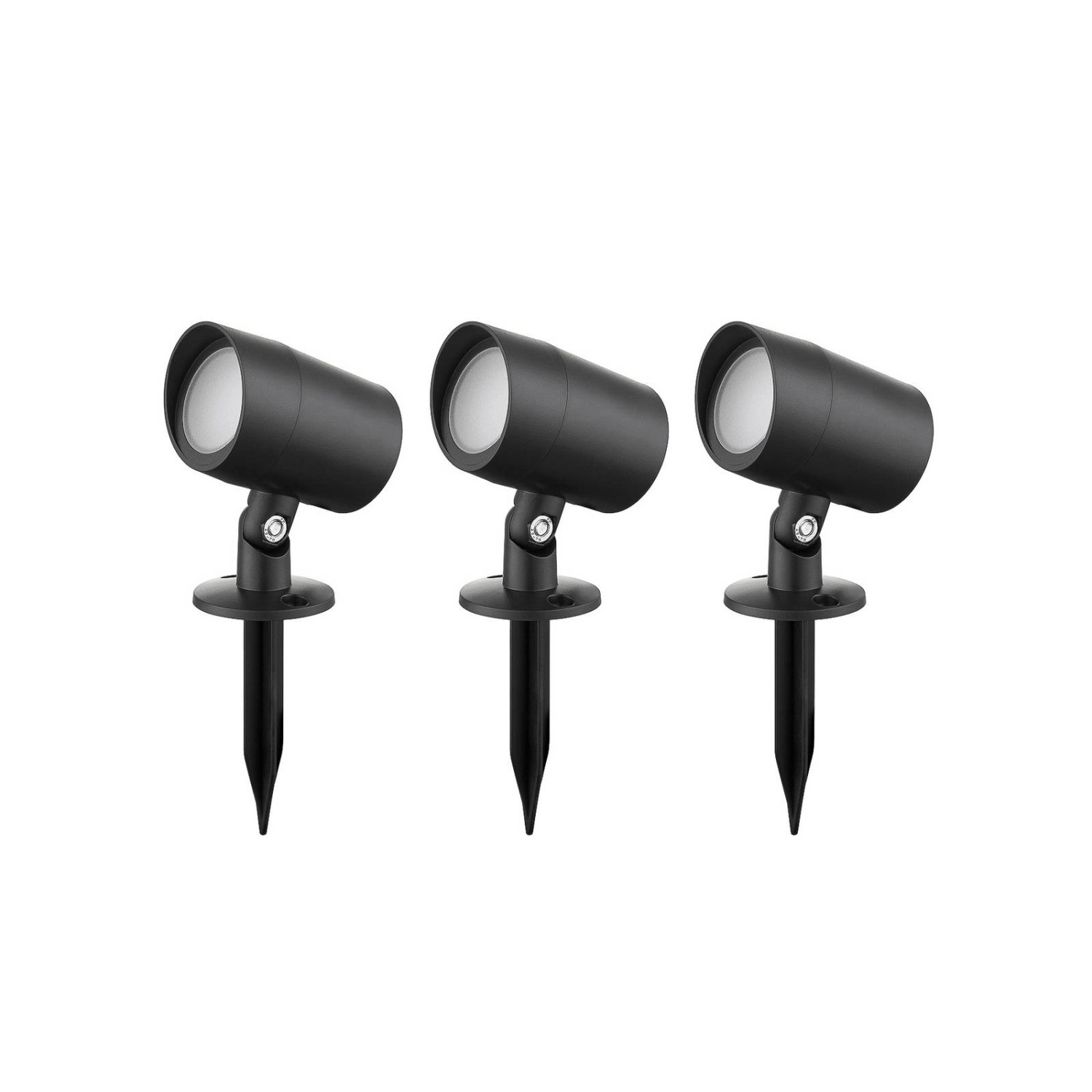 Lindby 3er Set LED Smart Home Wegbeleuchtung Garten Nycta 10020192 Dimmbar Modern in Schwarz 3-flammig Lindby 3er Set LED Smart Home Wegbeleuchtung Garten Nycta 10020192 Dimmbar Modern in Schwarz 3-flammig von LINDBY
