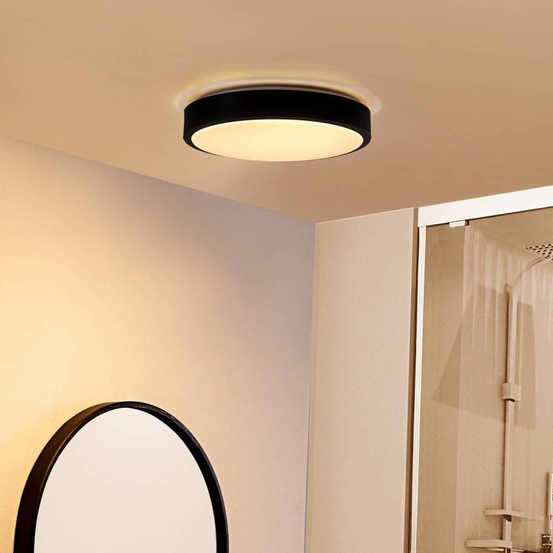 Lindby LED-Deckenleuchte Ashen, 3.000 K. weiß, Kunststoff von LINDBY