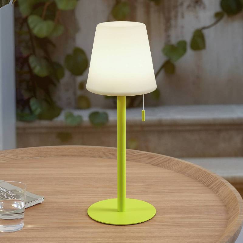 Lindby LED-Akkulampe Azalea gelb Alu CCT höhenverstellbar von LINDBY