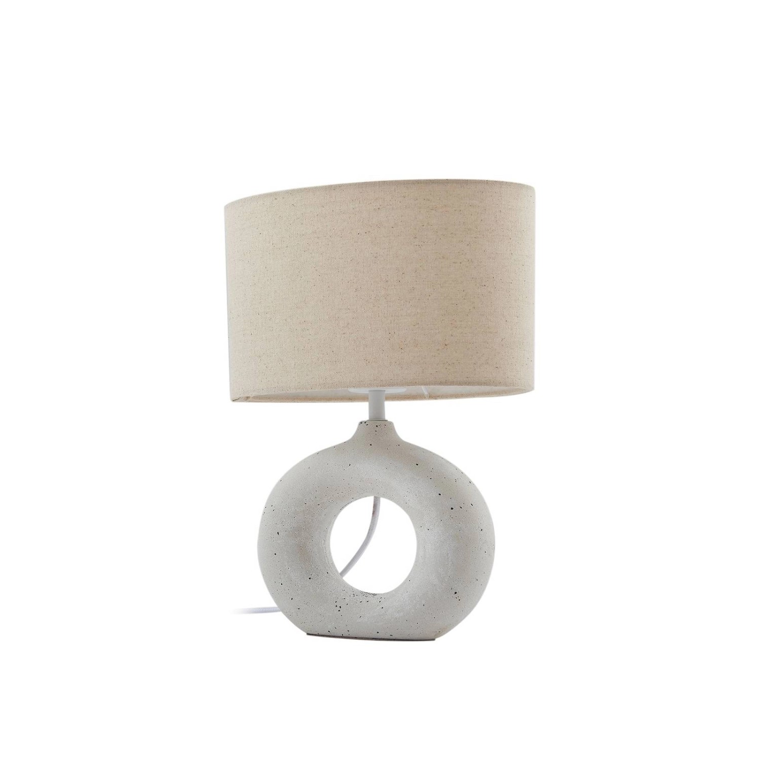 Lindby Beton Tischlampe Kody 10030910 Modern in Creme aus Beton Textil 1-flammig E27 Wohnzimmerleuchte Lindby Beton Tischlampe Kody 10030910 Modern in Creme aus Beton Textil 1-flammig E27 Wohnzimmerleuchte von LINDBY
