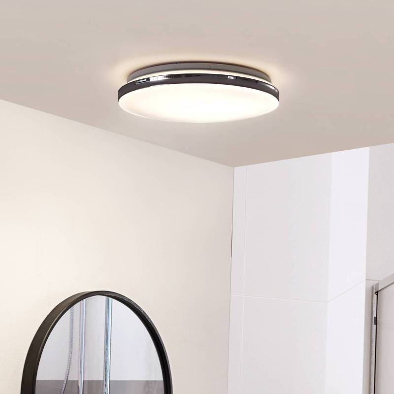 Lindby LED-Deckenlampe Comora, Ø 35 cm, weiß, IP44, 3000K von LINDBY