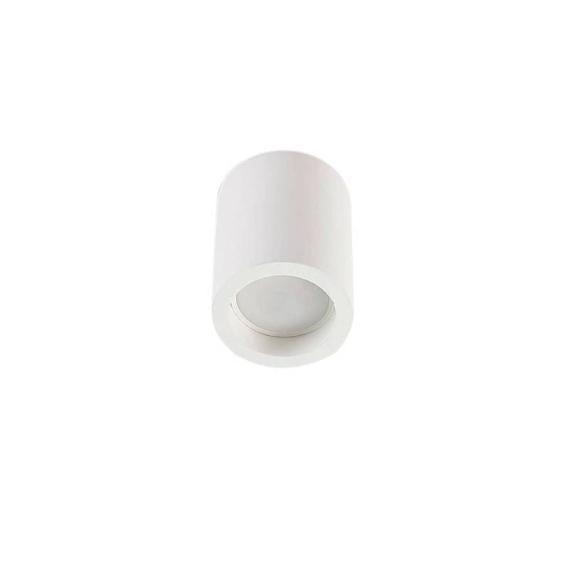 Lindby Deckenlampe Annelies 9621357 Dimmbar Modern in Weiß aus GipsTon 1-flammig GU10 Wohnzimmerleuchte von LINDBY
