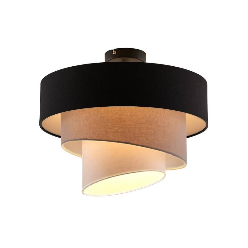 Lindby Deckenlampe Coria 9626607 Modern in Schwarz aus Textil 1-flammig E27 Wohnzimmerleuchte Lindby Deckenlampe Coria 9626607 Modern in Schwarz aus Textil 1-flammig E27 Wohnzimmerleuchte von LINDBY