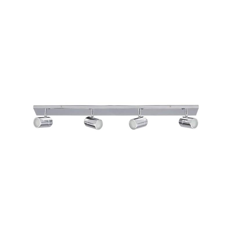 Lindby Deckenlampe Dejan 9641040 Spritzwassergeschützt Modern in Chrom aus Metall 4-flammig GU10 Badezimmerleuchte von LINDBY
