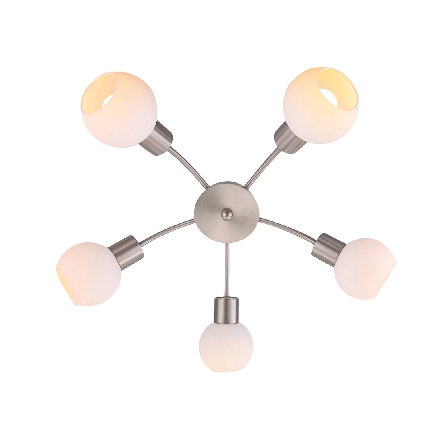 Lindby Deckenlampe Elaina 9620034 Modern in Alu aus Metall 5-flammig E14 Wohnzimmerleuchte Lindby Deckenlampe Elaina 9620034 Modern in Alu aus Metall 5-flammig E14 Wohnzimmerleuchte von LINDBY