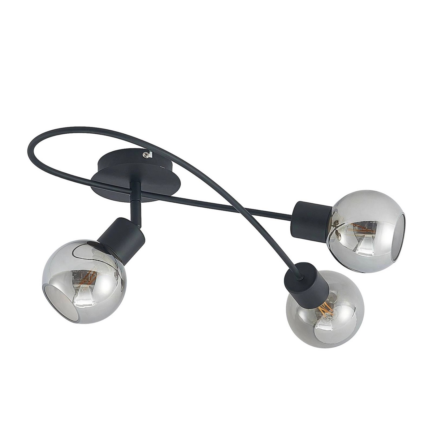 Lindby Deckenlampe Elaina 9627493 Modern in Schwarz aus Metall 3-flammig E14 Wohnzimmerleuchte Lindby Deckenlampe Elaina 9627493 Modern in Schwarz aus Metall 3-flammig E14 Wohnzimmerleuchte von LINDBY