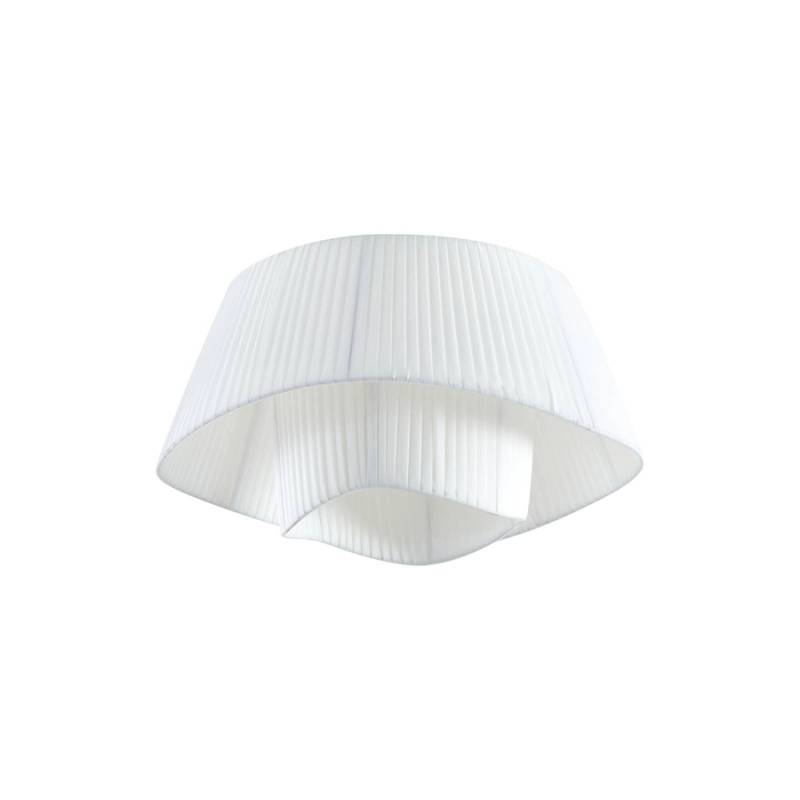 Lindby Deckenlampe Eryndor 10020370 Modern in Weiß aus Textil 1-flammig E27 Wohnzimmerleuchte von LINDBY