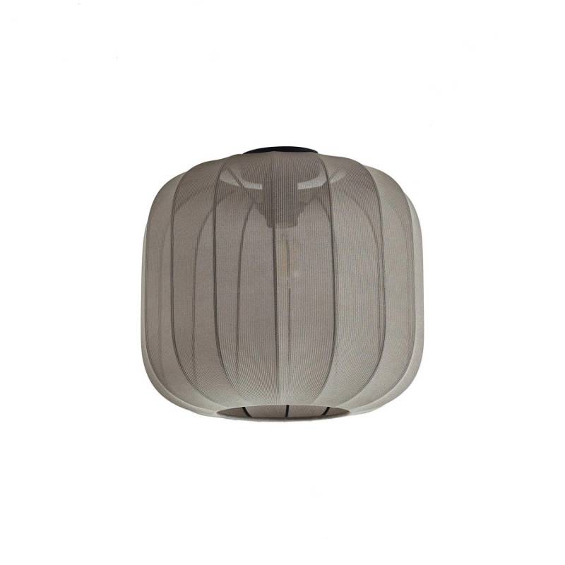 Lindby Deckenlampe Helin 10030925 Skandinavisch in Alu aus Textil 1-flammig E27 Wohnzimmerleuchte von LINDBY