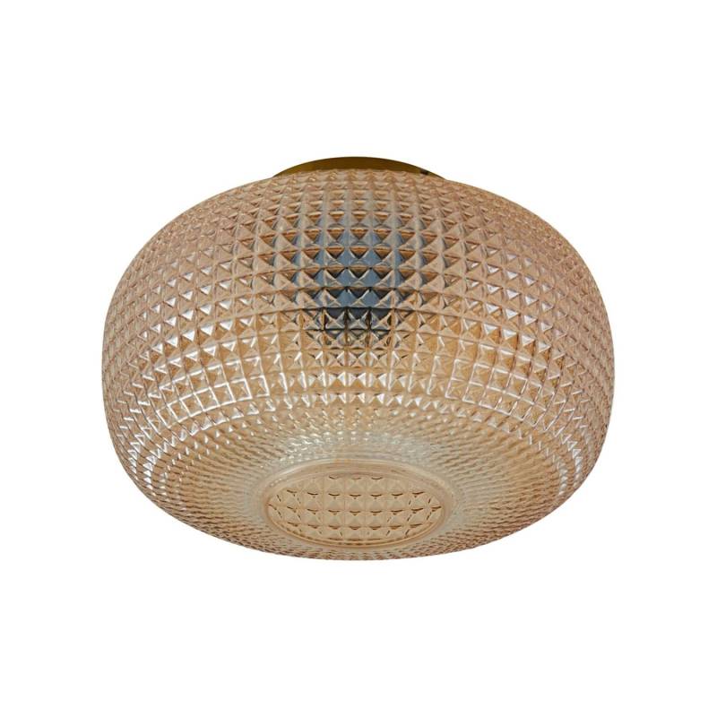 Lindby Deckenlampe Hildur 10030740 in Creme aus Glas 1-flammig E27 Wohnzimmerleuchte von LINDBY