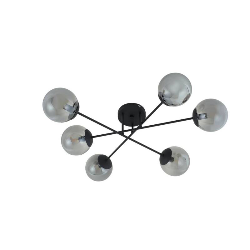 Lindby Deckenlampe Isamer 10034201 Modern in Schwarz aus Metall 6-flammig E14 Wohnzimmerleuchte Lindby Deckenlampe Isamer 10034201 Modern in Schwarz aus Metall 6-flammig E14 Wohnzimmerleuchte von LINDBY