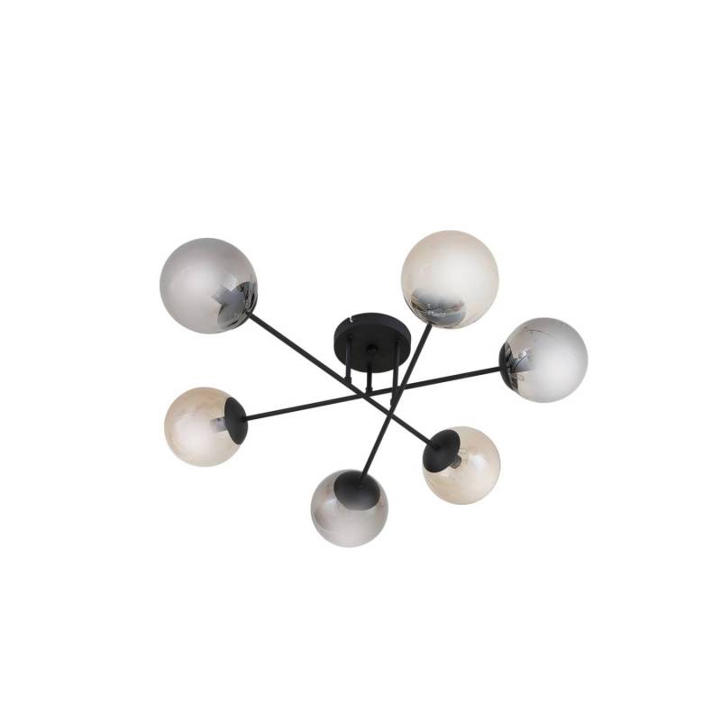 Lindby Deckenlampe Isamer 10034202 Modern in Schwarz aus Metall 6-flammig E14 Wohnzimmerleuchte Lindby Deckenlampe Isamer 10034202 Modern in Schwarz aus Metall 6-flammig E14 Wohnzimmerleuchte von LINDBY
