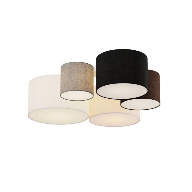 Lindby Deckenlampe Laurenz 9626910 Modern in Alu aus Textil 5-flammig E27 Wohnzimmerleuchte Lindby Deckenlampe Laurenz 9626910 Modern in Alu aus Textil 5-flammig E27 Wohnzimmerleuchte von LINDBY