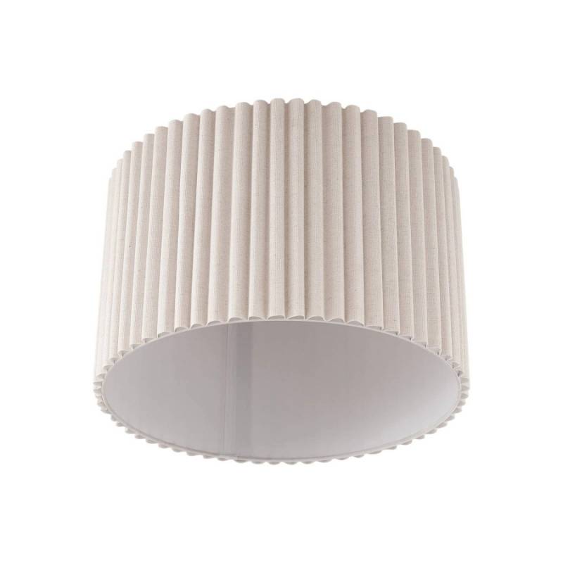 Lindby Deckenlampe Libbie 10041971 Skandinavisch in Creme aus Textil 1-flammig E27 Wohnzimmerleuchte von LINDBY