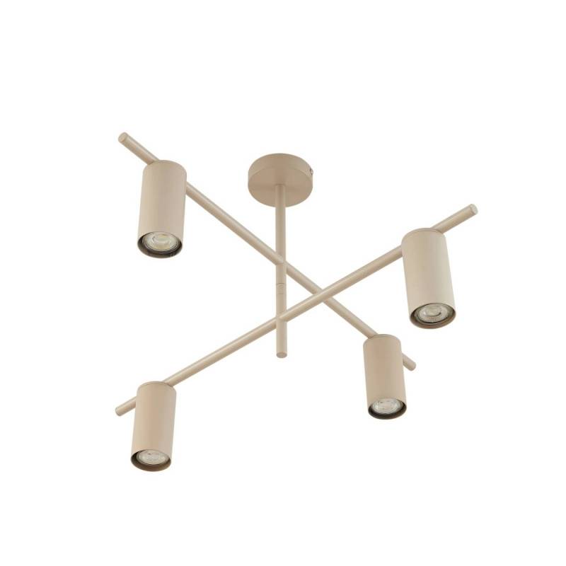 Lindby Deckenlampe Marilou Modern in Creme aus Metall 4-flammig GU10 Wohnzimmerleuchte Lindby Deckenlampe Marilou Modern in Creme aus Metall 4-flammig GU10 Wohnzimmerleuchte von LINDBY