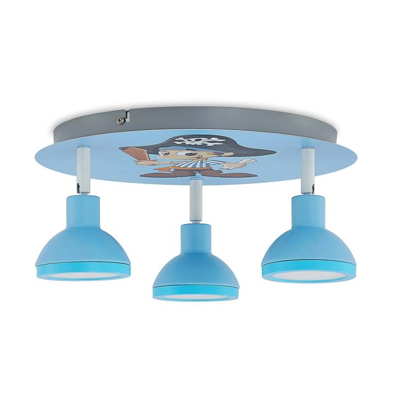Lindby Deckenlampe Roxas 9950949 Dimmbar in Blau aus Metall 3-flammig GU10 Kinderzimmerleuchte Lindby Deckenlampe Roxas 9950949 Dimmbar in Blau aus Metall 3-flammig GU10 Kinderzimmerleuchte von LINDBY