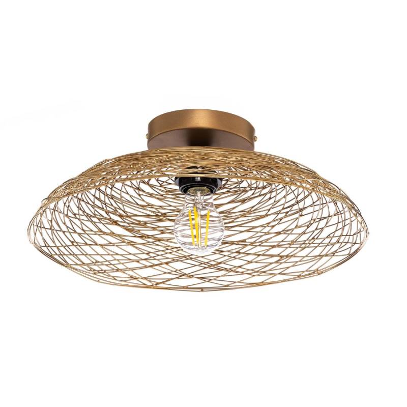 Lindby Deckenlampe Thorian 10020801 Design Modern in Gold Messing aus Metall 1-flammig E27 Wohnzimmerleuchte Lindby Deckenlampe Thorian 10020801 Design Modern in Gold Messing aus Metall 1-flammig E27 Wohnzimmerleuchte von LINDBY
