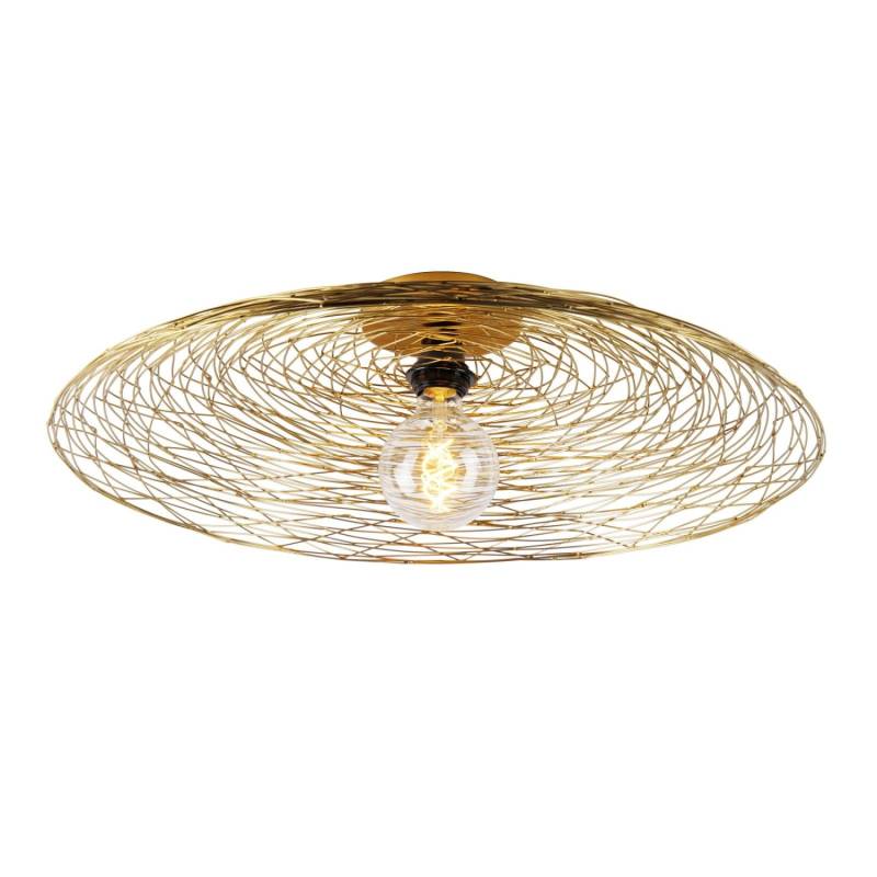 Lindby Deckenlampe Thorian 10020802 Design Modern in Gold Messing aus Metall 1-flammig E27 Wohnzimmerleuchte von LINDBY